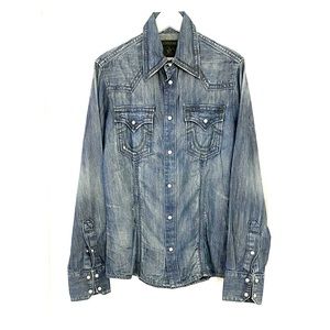 True Religion “Rocky” denim shirt